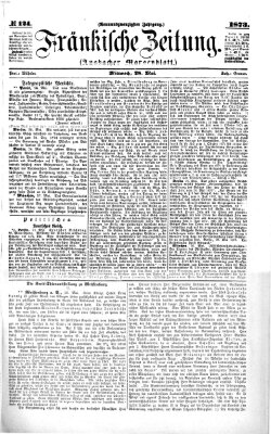 Fränkische Zeitung (Ansbacher Morgenblatt) Mittwoch 28. Mai 1873