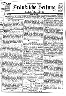 Fränkische Zeitung (Ansbacher Morgenblatt) Freitag 18. Juli 1873