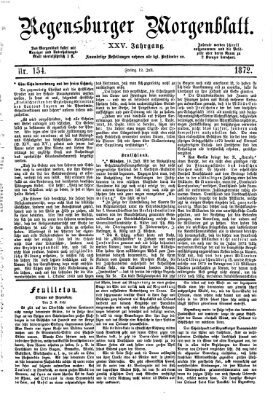 Regensburger Morgenblatt Freitag 12. Juli 1872