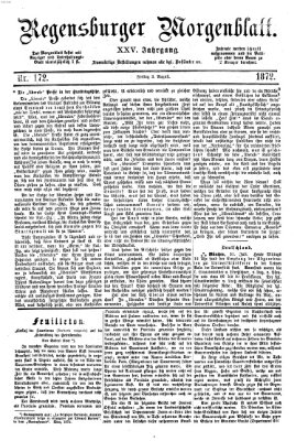 Regensburger Morgenblatt Freitag 2. August 1872