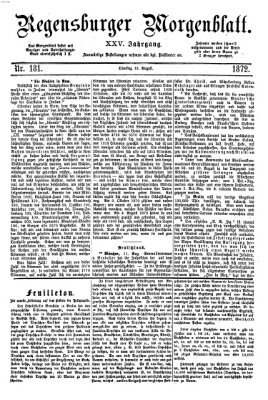 Regensburger Morgenblatt Dienstag 13. August 1872