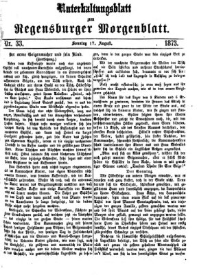 Regensburger Morgenblatt Sonntag 17. August 1873
