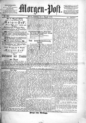 Morgenpost Sonntag 3. August 1873