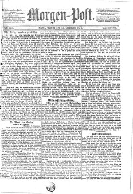 Morgenpost Montag 15. September 1873