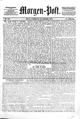 Morgenpost Dienstag 23. September 1873