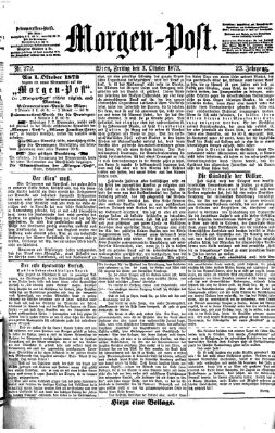 Morgenpost Freitag 3. Oktober 1873