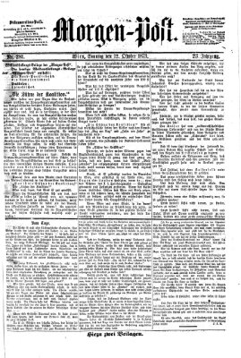 Morgenpost Sonntag 12. Oktober 1873