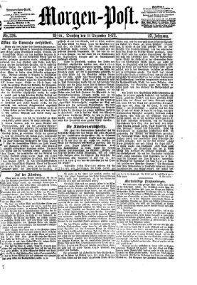 Morgenpost Dienstag 9. Dezember 1873