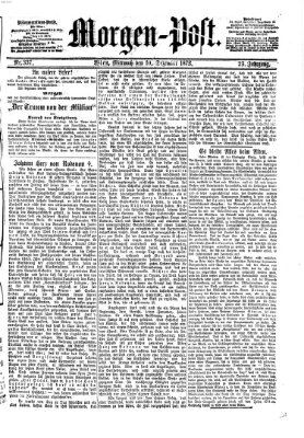Morgenpost Mittwoch 10. Dezember 1873