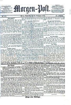 Morgenpost Donnerstag 11. Dezember 1873