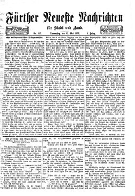 Fürther neueste Nachrichten für Stadt und Land (Fürther Abendzeitung) Donnerstag 16. Mai 1872