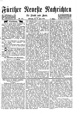 Fürther neueste Nachrichten für Stadt und Land (Fürther Abendzeitung) Mittwoch 26. Juni 1872