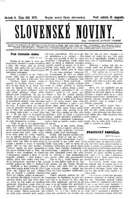 Slovenské noviny