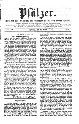 Pfälzer Freitag 26. April 1872