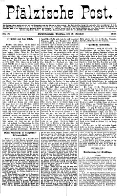 Pfälzische Post Dienstag 16. Januar 1872