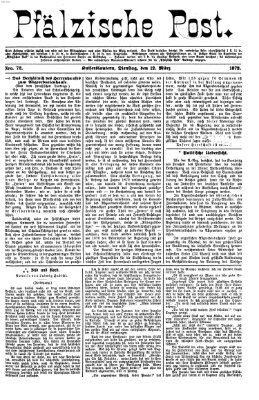 Pfälzische Post Dienstag 12. März 1872