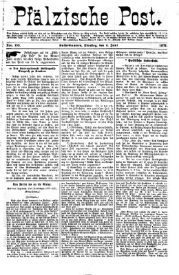 Pfälzische Post Dienstag 4. Juni 1872