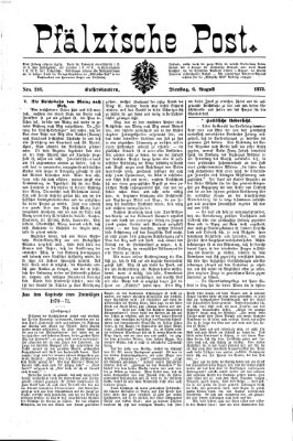 Pfälzische Post Dienstag 6. August 1872