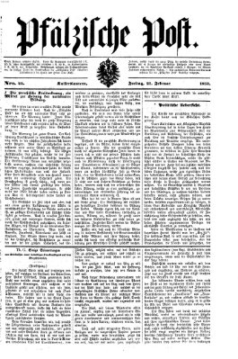 Pfälzische Post Freitag 21. Februar 1873
