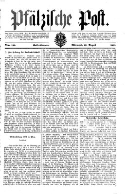 Pfälzische Post Mittwoch 13. August 1873