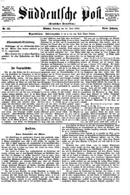 Süddeutsche Post Sonntag 16. Juni 1872