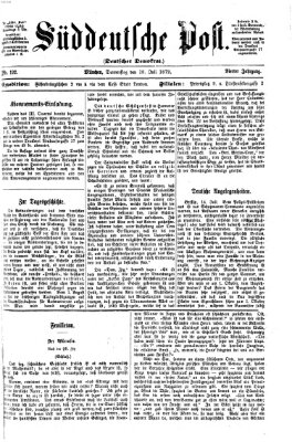 Süddeutsche Post Donnerstag 18. Juli 1872
