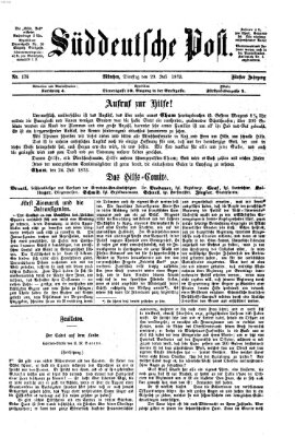 Süddeutsche Post Dienstag 29. Juli 1873