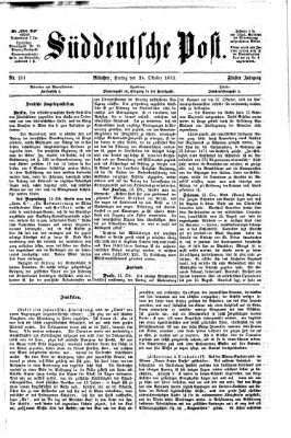Süddeutsche Post Freitag 24. Oktober 1873