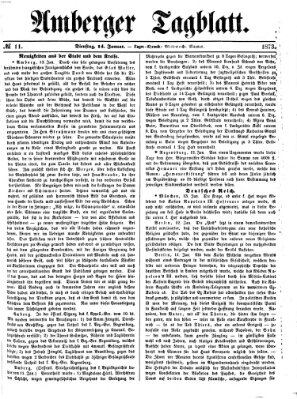 Amberger Tagblatt Dienstag 14. Januar 1873