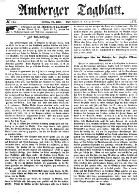 Amberger Tagblatt Freitag 30. Mai 1873