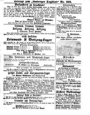 Amberger Tagblatt Dienstag 30. September 1873
