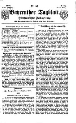 Bayreuther Tagblatt Freitag 24. März 1871