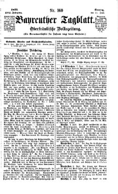 Bayreuther Tagblatt Sonntag 11. Juni 1871