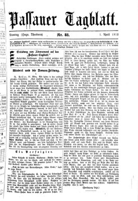 Passauer Tagblatt Dienstag 1. April 1873