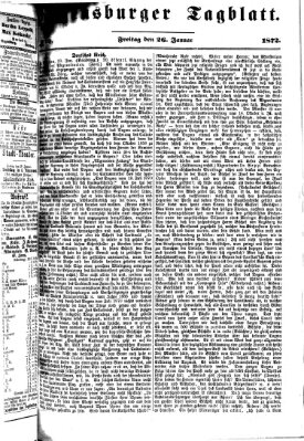 Regensburger Tagblatt Freitag 26. Januar 1872