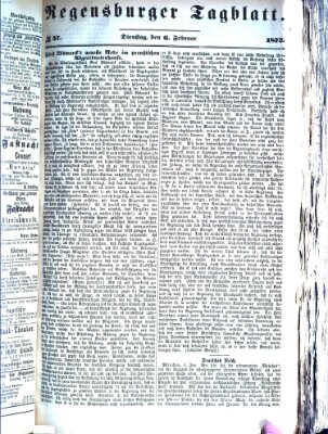 Regensburger Tagblatt Dienstag 6. Februar 1872