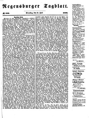 Regensburger Tagblatt Dienstag 2. Juli 1872