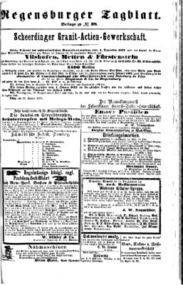 Regensburger Tagblatt Freitag 7. Februar 1873