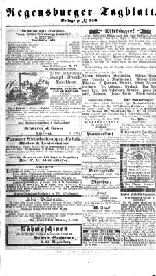Regensburger Tagblatt Freitag 8. August 1873