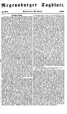 Regensburger Tagblatt Sonntag 10. August 1873
