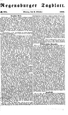 Regensburger Tagblatt Montag 6. Oktober 1873