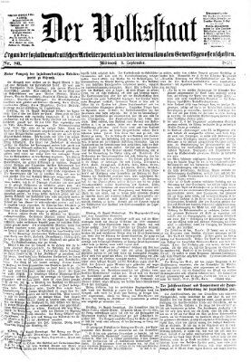 Der Volksstaat Mittwoch 3. September 1873