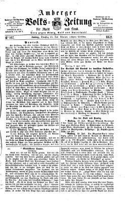 Amberger Volks-Zeitung für Stadt und Land Dienstag 23. Juli 1872