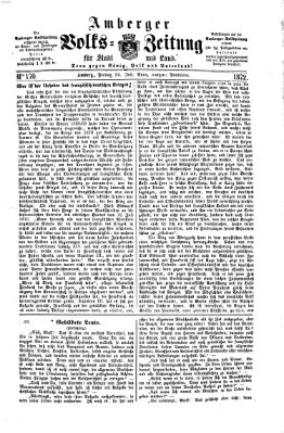 Amberger Volks-Zeitung für Stadt und Land Freitag 26. Juli 1872