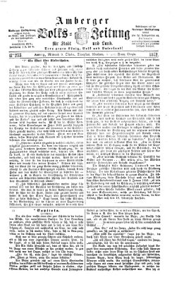 Amberger Volks-Zeitung für Stadt und Land Mittwoch 9. Oktober 1872