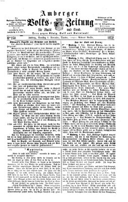 Amberger Volks-Zeitung für Stadt und Land Samstag 9. November 1872