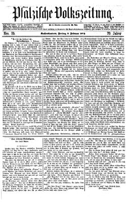 Pfälzische Volkszeitung Freitag 9. Februar 1872