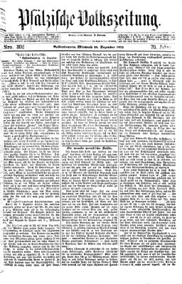 Pfälzische Volkszeitung Mittwoch 18. Dezember 1872