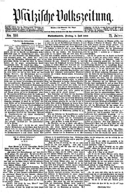 Pfälzische Volkszeitung Freitag 4. Juli 1873