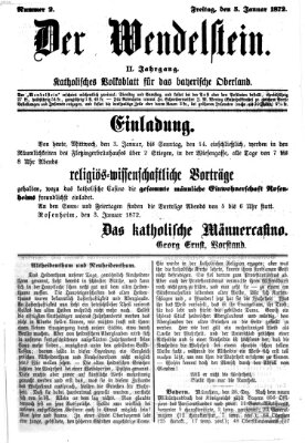 Wendelstein Freitag 5. Januar 1872
